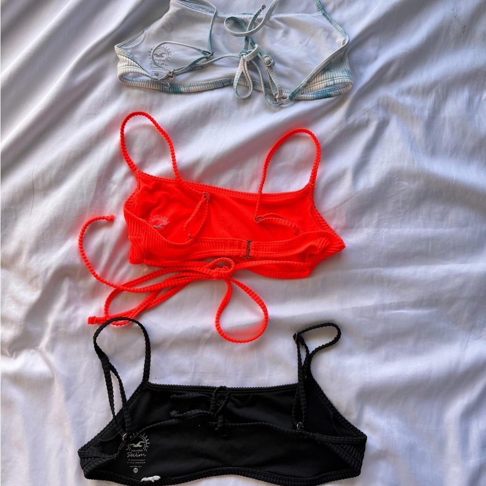 Trendy Bralette Set - Tie-Dye, Orange, Black - Picture 5 of 6